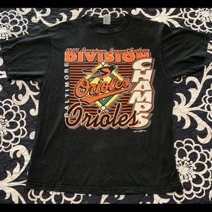Vintage Logo 7 Baltimore Orioles 1997 T Shirt